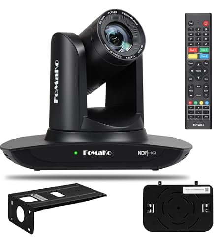 Amazon.com : FoMaKo NDI PTZ Camera,AI Auto-Tracking Gen 3, 30x